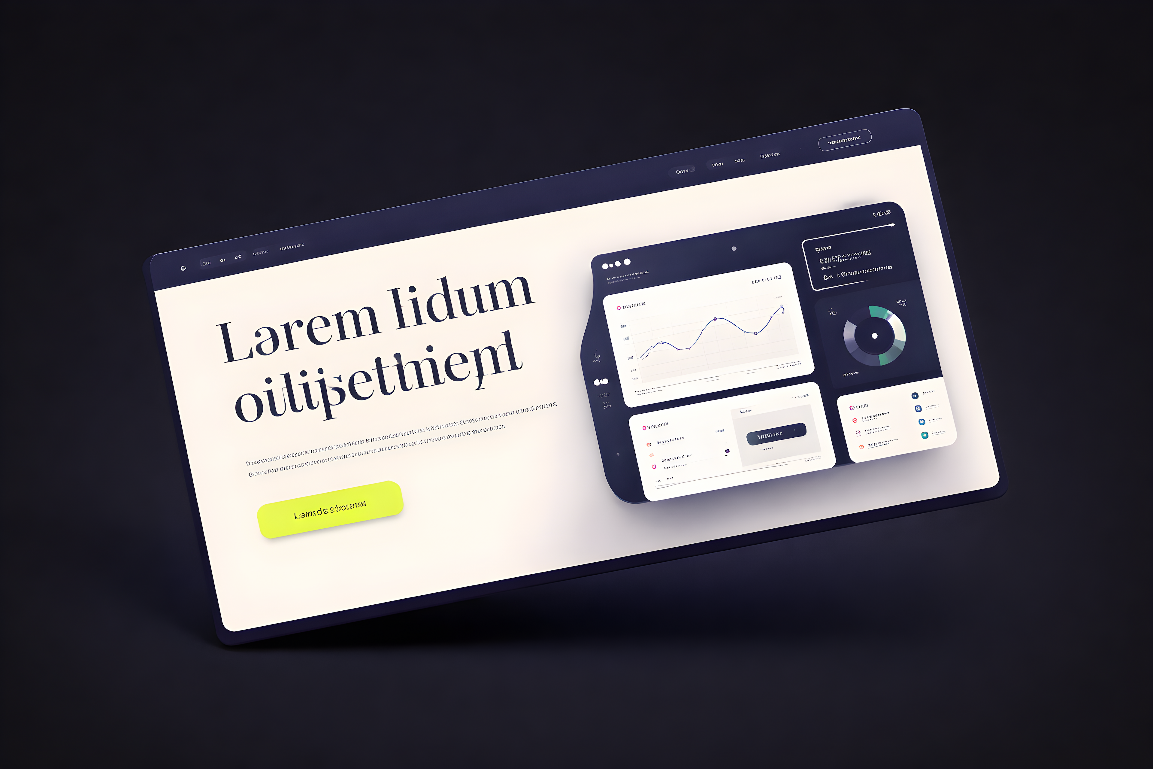 Fintech SaaS · Landing system