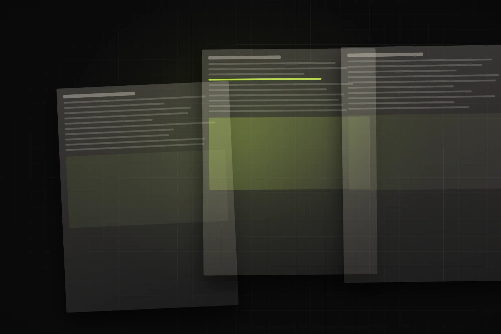 A lit core of stacked pages at the centre with the other services held in orbit around it