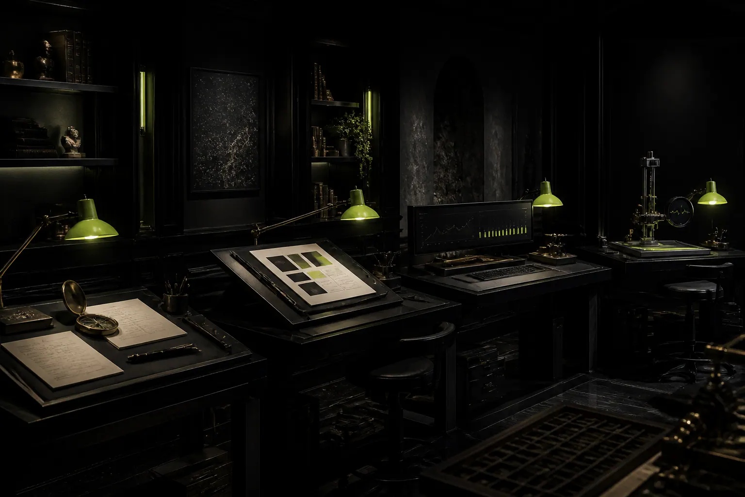 Four-bench page studio: the brief, design and copy, the build, live and measured.