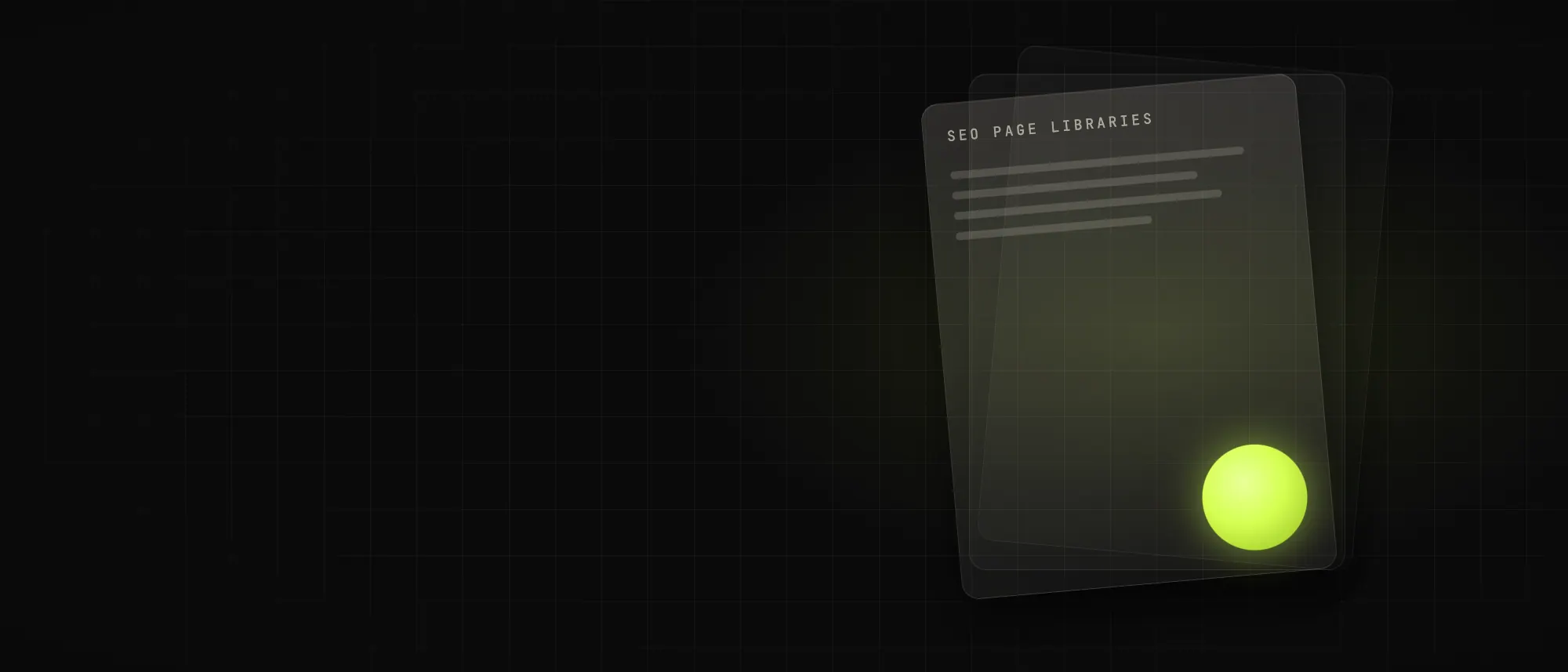 A library of pages stretching to the horizon, 1 for every service in every city.